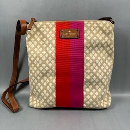 Kate Spade Pink, Orange Strip Shoulder Bag