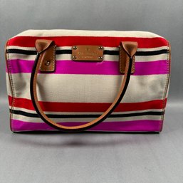 Kate Spade Handbag With Tan Handles