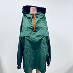 Hunter Pullover Green Rain Jacket - Sz XL