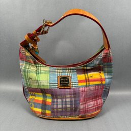 Dooney Burke Plaid Bag With Handles