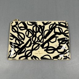 Kate Spade Black And White Pouch