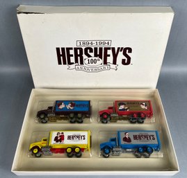Hershey 100th Anniversary 1894-1994 Set Of 4 Trucks By Winros