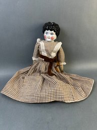 Antique 17 Inch China Head Doll.