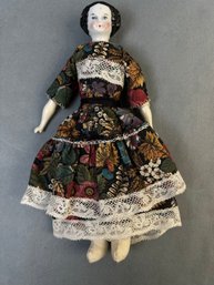 Antique China Head Doll With New Body.