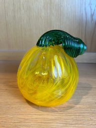 Blown Glass Pumpkin