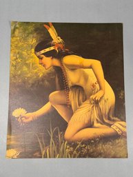 Vintage Adelaide Heibel Print - By The Waters Of Minnetonka