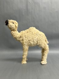 Vintage Real Fur Camel