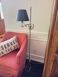 Vintage Iron Oil Lamp Inspired Height Adjustable Floor Lamp