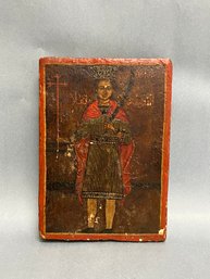Eastern Orthodox Icon 18th To 19th Century Tempera On Wood