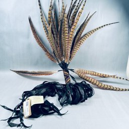Pheasant Tail Fan Hand Crafted By Soaring Eagle Woman Native Arts