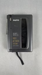 Sanyo Voice Activated System Cassette Recorder - M1118