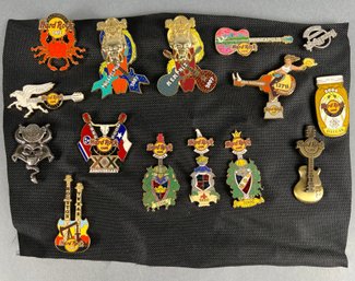 Lot Of 15 Hard Rock Cafe Pins