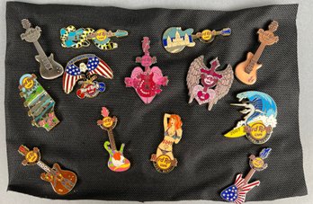 Lot Of 13 Hard Rock Cafe Kona, Hawaii Pins