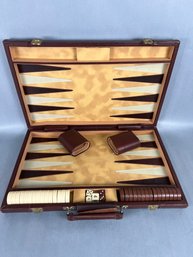 Backgammon Set In Briefcase