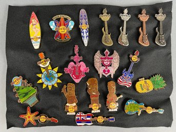 Lot Of 19 Hard Rock Cafe Maui, Hawaii Pins