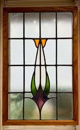 Stained Glass Framed Panel (#2)