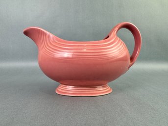 Fiesta Gravy  Boat Rose Pink