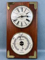 Harris And Mallow Verichron Clock And Barometer