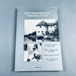 Psychological Perspectives, Vol. 18, No. 1 (Spring 1987)