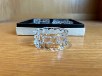 Boxed Set Of 4 Fostoria Napkin Holders
