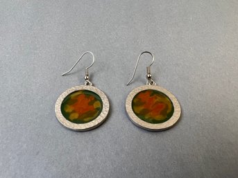 Silver Tone Fashion Earrings.