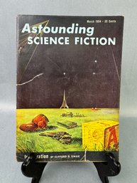 Astounding Science Fiction Pulp Novel    March 1954