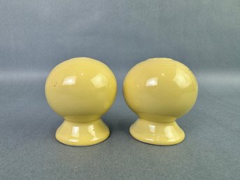 Fiesta Yellow Salt & Pepper Shakers