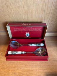 Spode Christmas Tree - Salad Servers