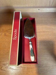 Spode Christmas Tree  - Cake Slicer