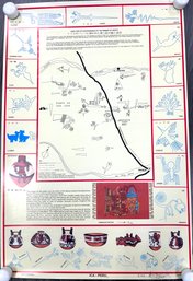 Signed Luis Cardenas CH. Drawings Of The Pampas Of Nasca Poster