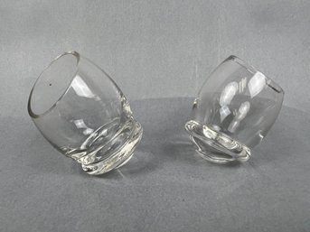 2 Rosenthal Studio Line Rolypoly Shot Glasses.