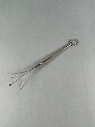 Sterling Silver Retract Bar Whisk
