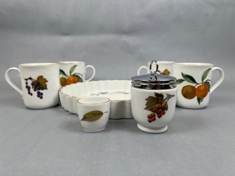 Set Of Royal Worcester Evesham Tableware.