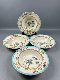 Myott Set Of Staffordshire Canton Four Bowls