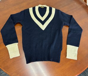 Vintage 40s Wool Sweater By Octonek Knitting Co- Seattle