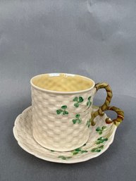 Beleek Teacup And Saucer.