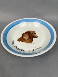 Limoges Dog Bowl.