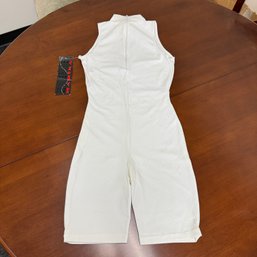 Marika White Short Jumpsuit - Large