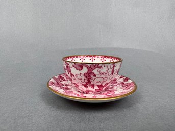 Miniature Spode Tea Cup And Saucer.
