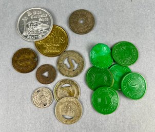 Group Of Vintage Seattle Tokens