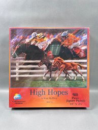 And They Are Off Jumbo 1000 Piece Puzzle-sealed