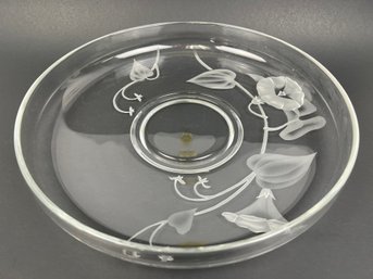 Crystal Serving Dish.