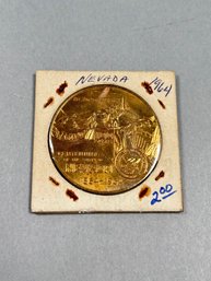 1964 Nevada Centennial Medallion, Celebrating The State's 100th Year Of Statehood
