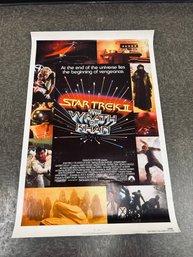 Original 1982 Star Trek II: The Wrath Of Khan Theatrical Movie Poster (820086)