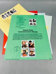 1990 USPS Commemorative Stamp Souvenir Page Collection Lot