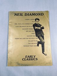 Neil Diamond Early Classics Vintage Music Book 1978 Tallyrand Music