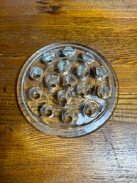 Large Low Profile Glass Flower Frog