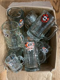 Large Lot Of A&W Rootbeer Mugs