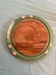Antique Wood Pot Holder