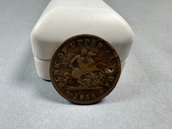 1854 Bank Of Upper Canada Token